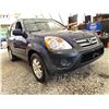 Image 8 : PARKSVILLE - 2005 HONDA CR-V BLUE 241059 KMS - 800986-3