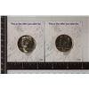Image 2 : 2 COLORIZED JFK UNC HALF DOLLARS. SPACE