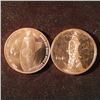 Image 2 : 2-1 OZ. COPPER ROUNDS: WALL STREET GETS AND FRANK