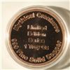 Image 2 : 1 OZ. .999 FINE COPPER PROOF ROUND WITH COLORIZED