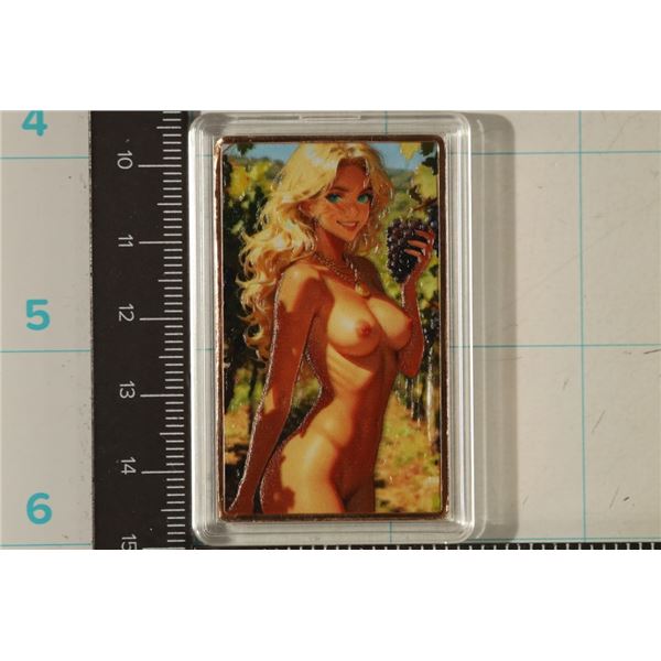1 OUNCE COPPER NAUGHTY & NICE WOMAN THEMED 1 OZ