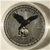 Image 1 : .87 OZ. METAL F-CAW-F COLORIZED METAL ROUND