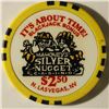 Image 1 : $2.50 MAHONEY'S SILVER NUGGET CASINO CHIP.