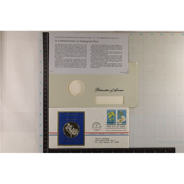 .8 TROY OZ STERLING SILVER POSTMASTERS OF AMERICA