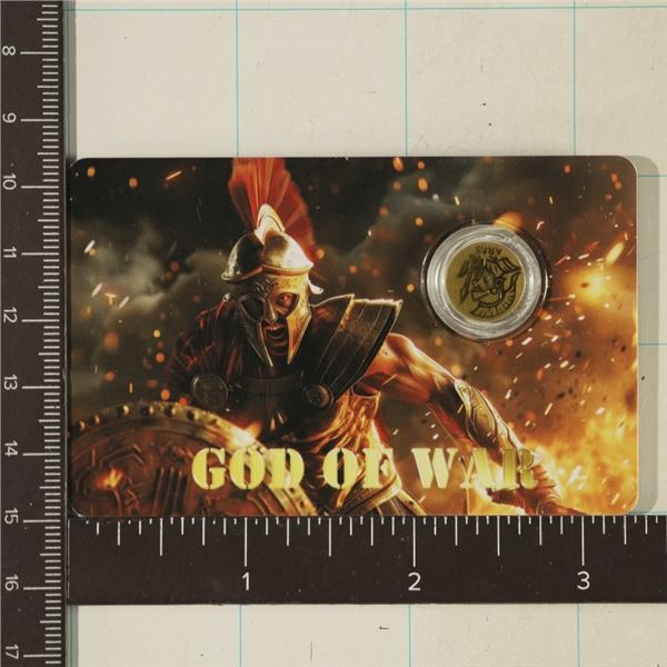 2026 "GOD OF WAR" NIUE .9999 GOLD 50 CENTS