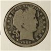 Image 1 : 1902 SILVER BARBER HALF DOLLAR