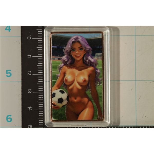 1 OUNCE COPPER NAUGHTY & NICE WOMAN THEMED 1 OZ