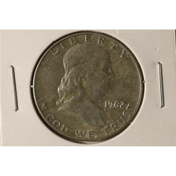 1962-D SILVER FRANKLIN HALF DOLLAR