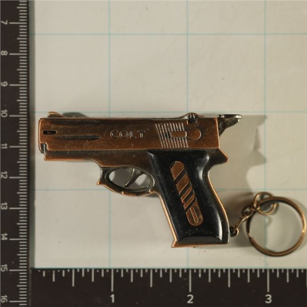 2 1/2" COLT HAND GUN BUTANE LIGHTER KEYCHAIN