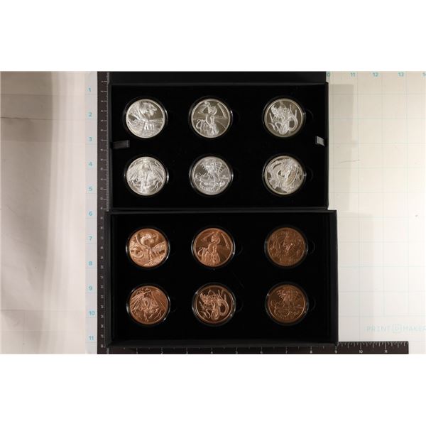 6 TROY OZ .999 FINE SILVER & 6-1 ADVP OZ. COPPER