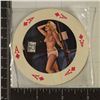 Image 1 : ROUND PLAYING CARD WITH 1 GRAM .999 VALCAMBI BAR