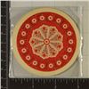 Image 2 : ROUND PLAYING CARD WITH 1 GRAM .999 VALCAMBI BAR