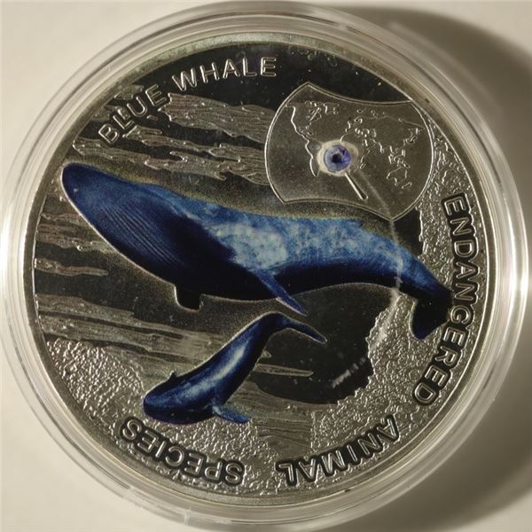 2014 ZAMBIA 1000 KWACHA PROOF COIN WITH COLORIZED