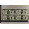 Image 1 : 4-1953 US CONSECUTIVE SERIALS $5 SILVER CERTS, CU
