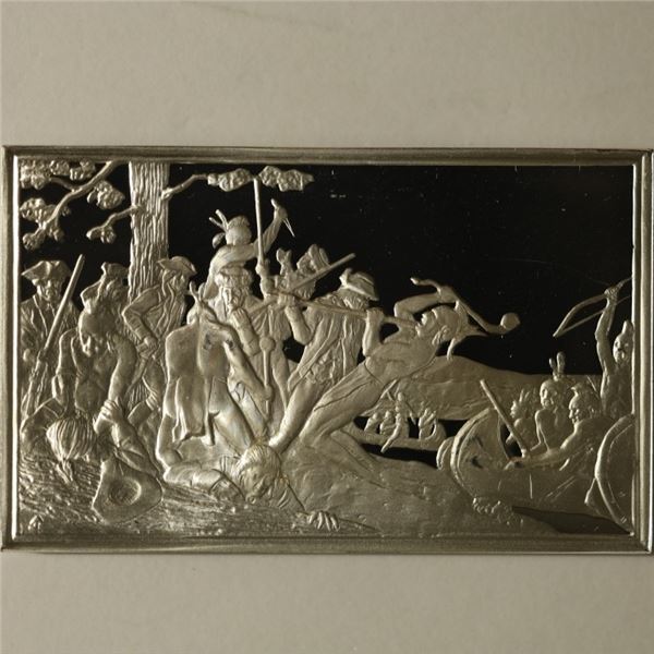 2.05 OZ STERLING SILVER BAR, THE BICENTENNIAL