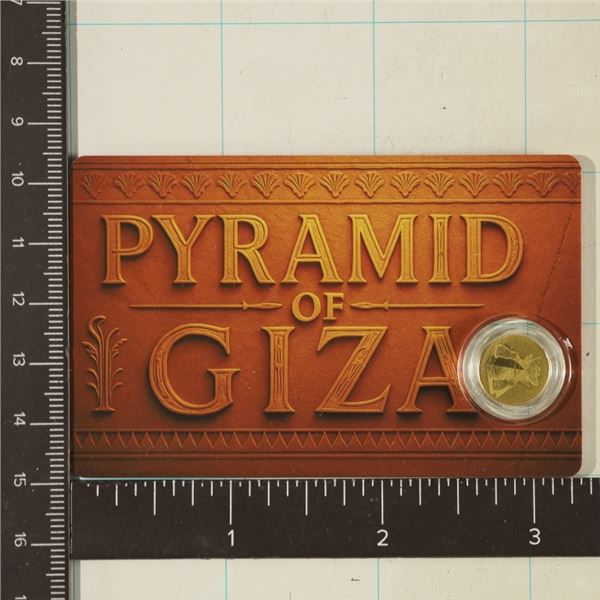 .999 GOLD 2025 NUIE 50 CENTS "PYRAMID OF GIZA"