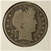 Image 1 : 1898 SILVER BARBER HALF DOLLAR