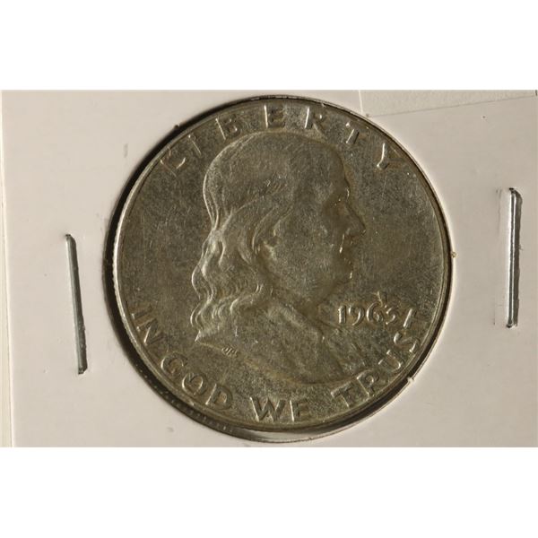 1963 SILVER FRANKLIN HALF DOLLAR