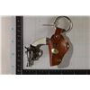 Image 2 : 2 1/4" REVOLVER KEY CHAIN CAP GUN WITH HOLSTER