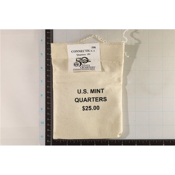 $25 MINT SEALED BAG OF UNC 1999-D CONNECTICUT