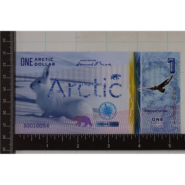2020 ARCTIC $1 CRISP UNC POLMER BILL