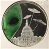 Image 1 : 1 TROY OZ .999 FINE SILVER PROOF ALIEN WITH SPACE