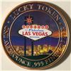 Image 2 : 1 OZ. .999 FINE COPPER COLORIZED LAS VEGAS LUCKY