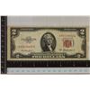 Image 1 : 1953-A US $2 RED SEAL  NOTE