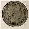 Image 1 : 1915-D SILVER BARBER HALF DOLLAR