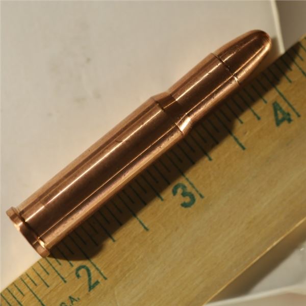 1.5 OZ. .999 COPPER 30-30 BULLET DESIGN