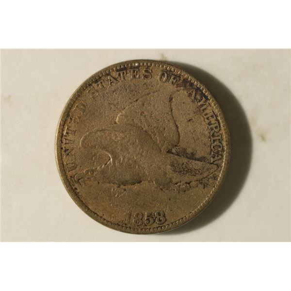 1858 FLYING EAGLE CENT