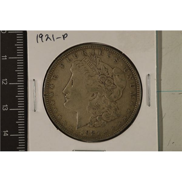 1921-D MORGAN SILVER DOLLAR