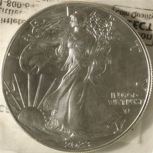 2023 AMERICAN SILVER EAGLE. UNC IN SEALED