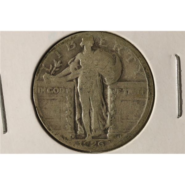 BETTER DATE 1926-D SILVER STANDING LIBERTY QUARTER