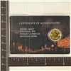 Image 2 : 1/1000 OZ. GOLD .999 UNC ROUND. IN CASINO ROULETTE