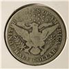 Image 2 : 1909 SILVER BARBER HALF DOLLAR