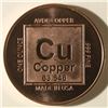 Image 2 : 1 OZ. ADVP UNC COPPER ROUND "RUB ME FOR GOOD LUCK"
