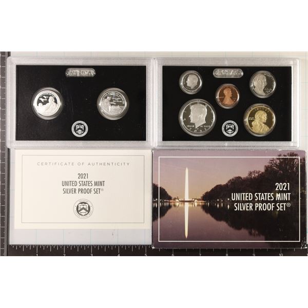 2021 US SILVER PROOF SET (WITH BOX) AND