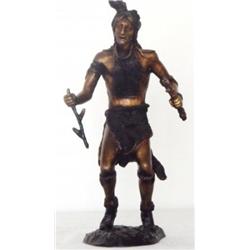 REMINGTON "INDIAN DANCER" BRONZE SCULPTURE