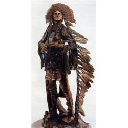 CARL KAUBA "WAR" BRONZE SCULPTURE