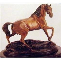 P.J. MENE "STALLION" BRONZE SCULPTURE
