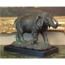 "ELEPHANT" BRONZE SCULPTURE SIGNED MASIER
