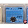 Image 3 : Canada Ten Cent (5 Certified Coins) : - 1975 : ICCS Cert : MS-62 - 1977 : CCCS Cert : SP-65 - 1979 :