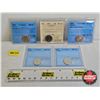 Image 1 : Canada Ten Cent (5 Certified Coins) : - 1980 "Narrow 0" : CCCS Cert : SP-67 - 1981 : ICCS Cert : MS-