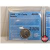 Image 2 : Canada Ten Cent (5 Certified Coins) : - 1988 : CCCS Cert : AU-55 - 1992 : CCCS Cert : SP-68 - 1993 :
