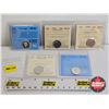 Image 1 : Canada Ten Cent (5 Certified Coins) : - 1996 "UHC" : CCCS Cert : PF-68 - 1997 : ICCS Cert : MS-64 - 