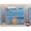 Image 3 : Canada Ten Cent (5 Certified Coins) : - 2007 "Silver, UHC" : CCCS Cert : PF-68 - 2009 "Silver, UHC" 