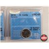 Image 4 : Canada Ten Cent (5 Certified Coins) : - 2007 "Silver, UHC" : CCCS Cert : PF-68 - 2009 "Silver, UHC" 
