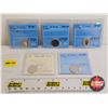 Image 1 : Canada Ten Cent (5 Certified Coins) : - 2011 "Silver, UHC" : CCCS Cert : PF-68 - 2013 : CCCS Cert : 