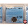 Image 3 : Canada Ten Cent (5 Certified Coins) : - 2011 "Silver, UHC" : CCCS Cert : PF-68 - 2013 : CCCS Cert : 
